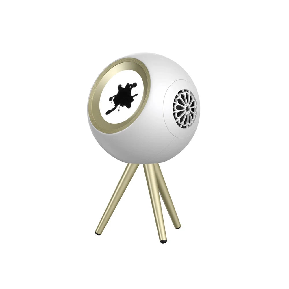 Glowbe Ferrofluid Speaker by XELLO featuring real magnetic fluid visualization and immersive Bluetooth audio